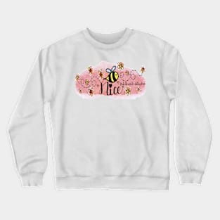 Be Nice. Cute Design. Includes sticker set. (Version 3 Blue) Crewneck Sweatshirt